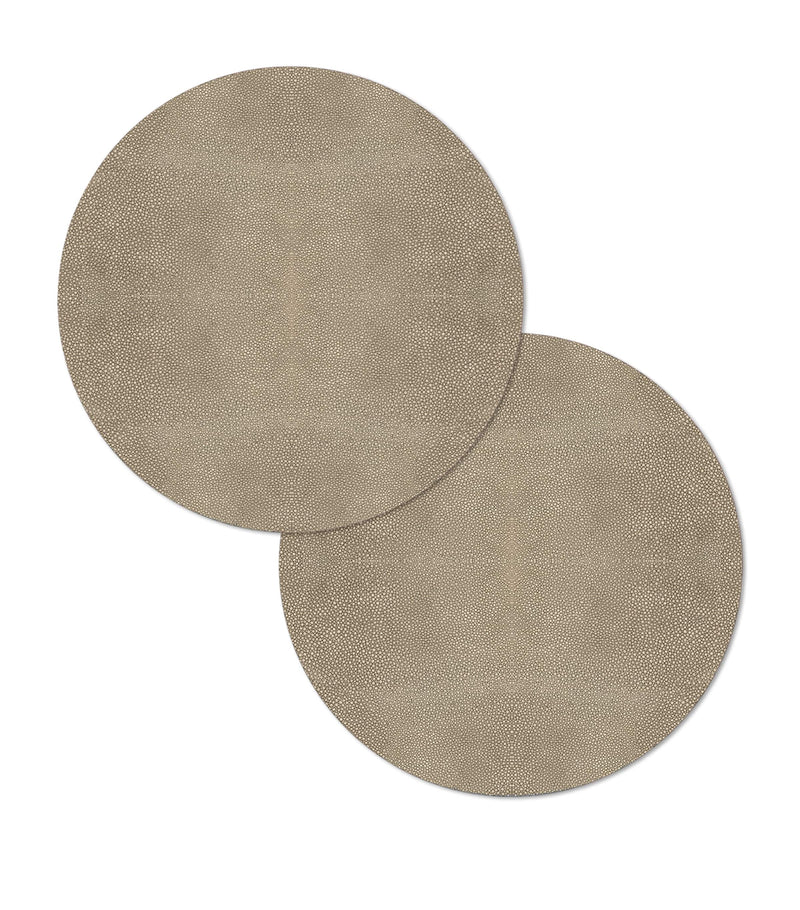 Hestia Prestige Round Placemats, Set of 2, UK version