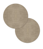 Hestia Prestige Round Placemats, Set of 2, UK version