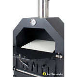 La Hacienda steel multi-function pizza oven 157x51x38cm, UK version