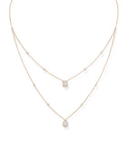 Messika My Twin rose gold diamond necklace - British product