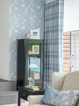 Next Laura Ashley Chalk Blue Dragonfly Garden A4 Wallpaper Sample- Buy online at McGrocer