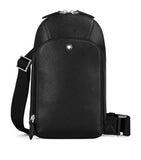 Montblanc Sartorial leather sling bag with logo, UK version