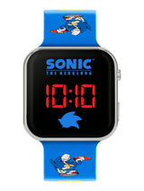 Next Peers Hardy Blue Sonic the Hedgehog LED Watch with Printed Character Strap- Buy online at McGrocer