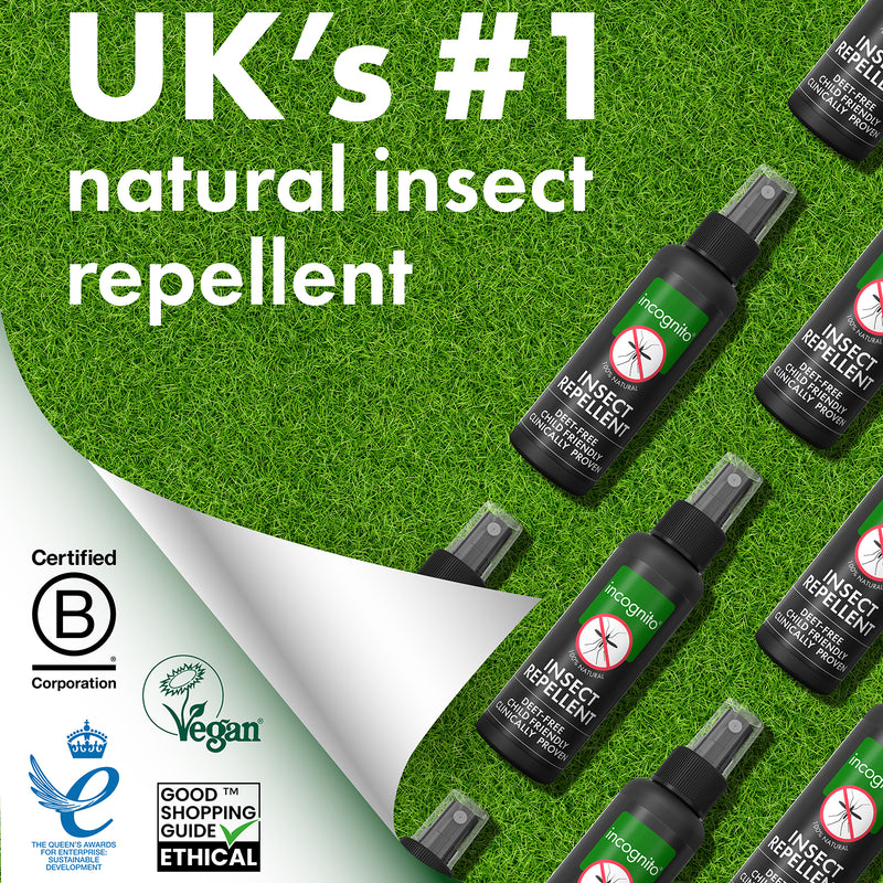 Incognito Insect Repellent Spray Citrus 100ml, UK version