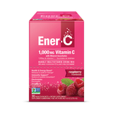 Holland & Barrett Ener Life Ener-C Raspberry Effervescent Vitamin Drink Mix 30 Sachets- Buy online at McGrocer