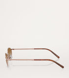 Brunello Cucinelli titanium gradient sunglasses, imported from the UK