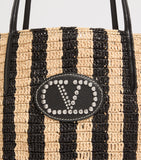 Valentino Garavani straw raffia bucket bag - British product