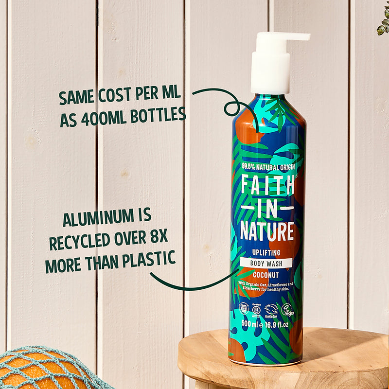 Faith In Nature coconut body wash 500ml - British product