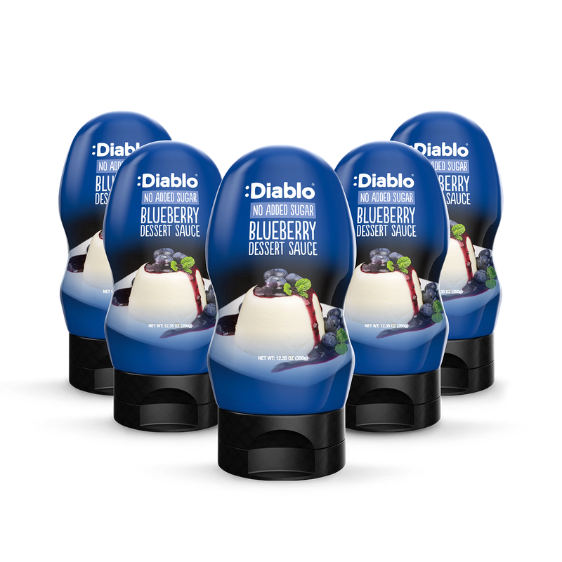 Diablo blueberry sauce 350g pack of 5, imported from the UK