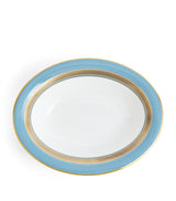 Harrods Wedgwood Bone China Helia Oval Serving Dish 5cm- Buy online at McGrocer