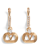 Harrods Valentino Garavani Crystal Ovalette Earrings- Buy online at McGrocer