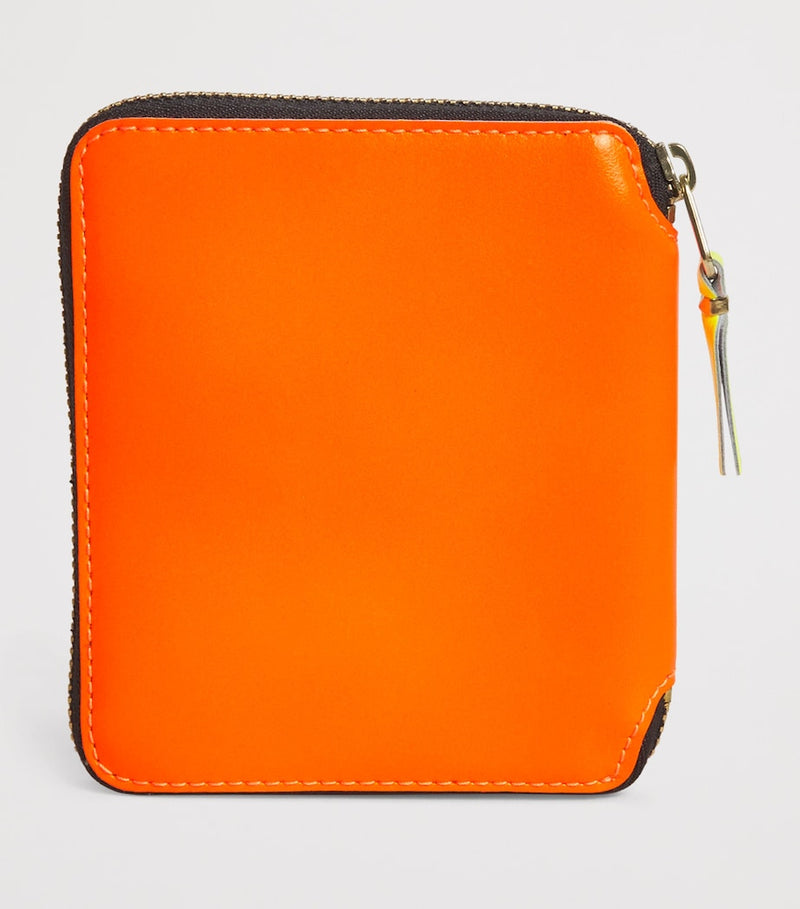 Comme des Garçons Wallet Super Fluo medium leather wallet (British brand)