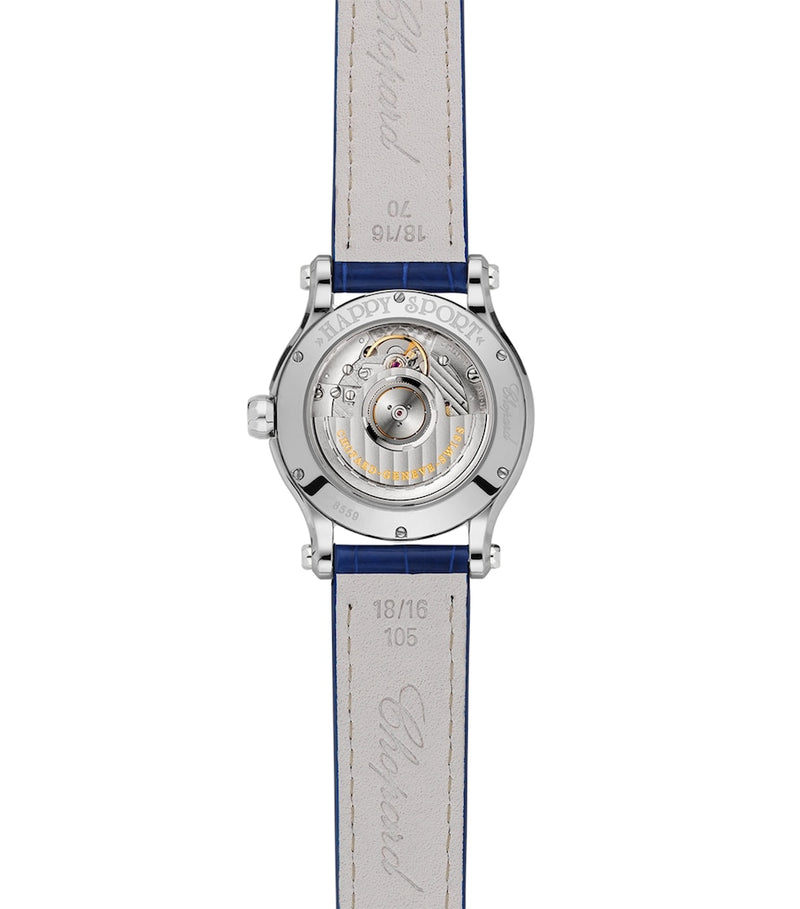 Chopard Happy Sport watch 36mm with diamonds and charms, imported from the UK