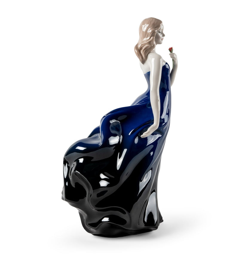 Lladró porcelain rose ball sculpture, imported from the UK