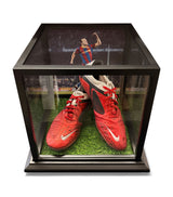 Harrods NIKE CTR360 Andrés Iniesta Match-Worn Signed 2010-11 Barcelona Season Boots Framed Display- Buy online at McGrocer