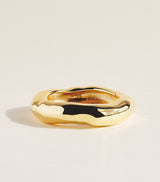 Harrods Alexis Bittar Large Gold-Plated Molten Wide Bangle- Buy online at McGrocer