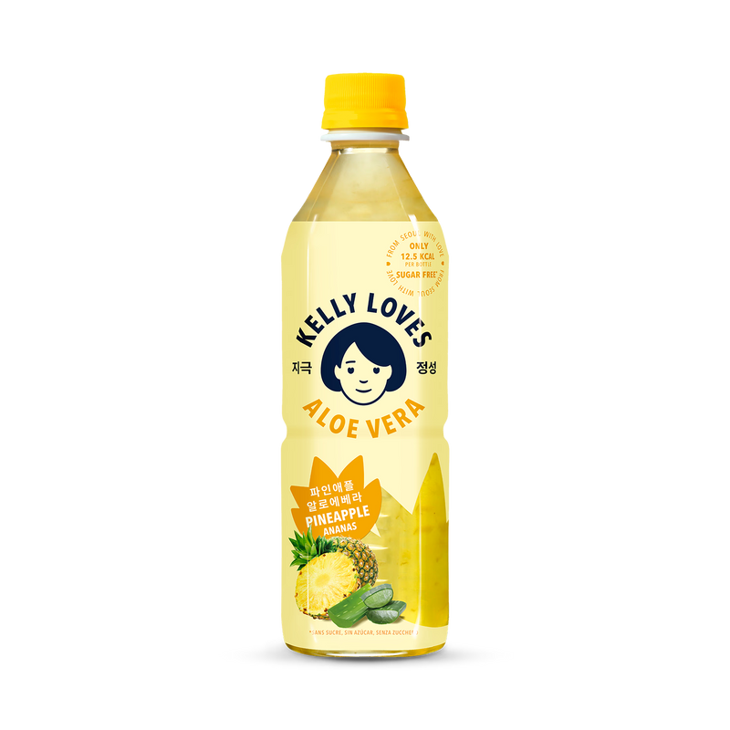Kelly Loves aloe vera drink pineapple 500ml (British brand)
