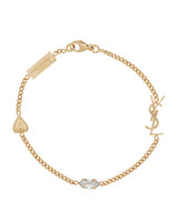 Harrods Saint Laurent Logo Charm Bracelet 16cm- Buy online at McGrocer