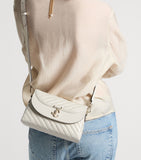 Jimmy Choo Curve top-handle bag leather - British product