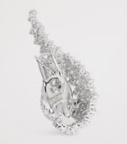 YEPREM white gold diamond stud earrings (British brand)
