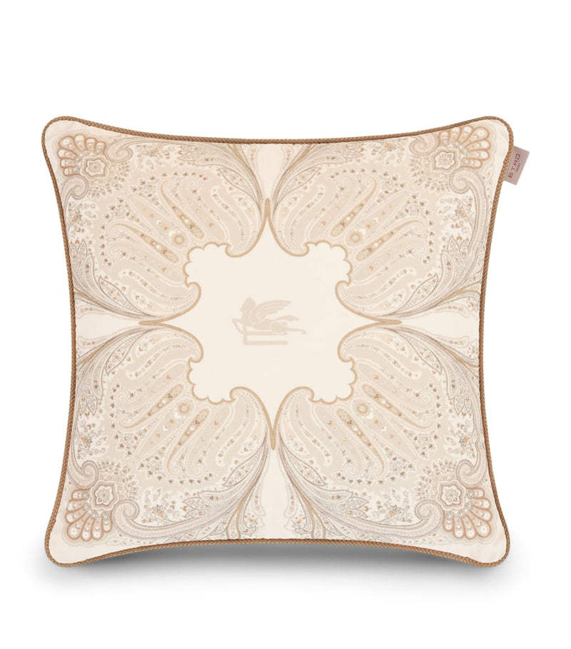 Etro cotton velvet Kiri cushion 45cm x 45cm - British product