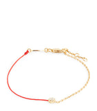 Redline Absolu yellow gold diamond thread bracelet, UK version
