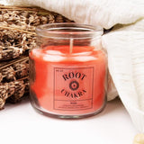 Myga Seven Chakra Candles Root Chakra soy candle 250g, imported from the UK