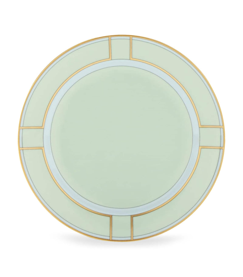 GINORI 1735 porcelain dessert plate Verde 20cm, UK version