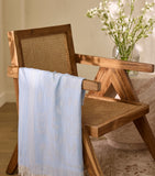 Pratesi silk-cotton-linen throw 150x180cm, UK version