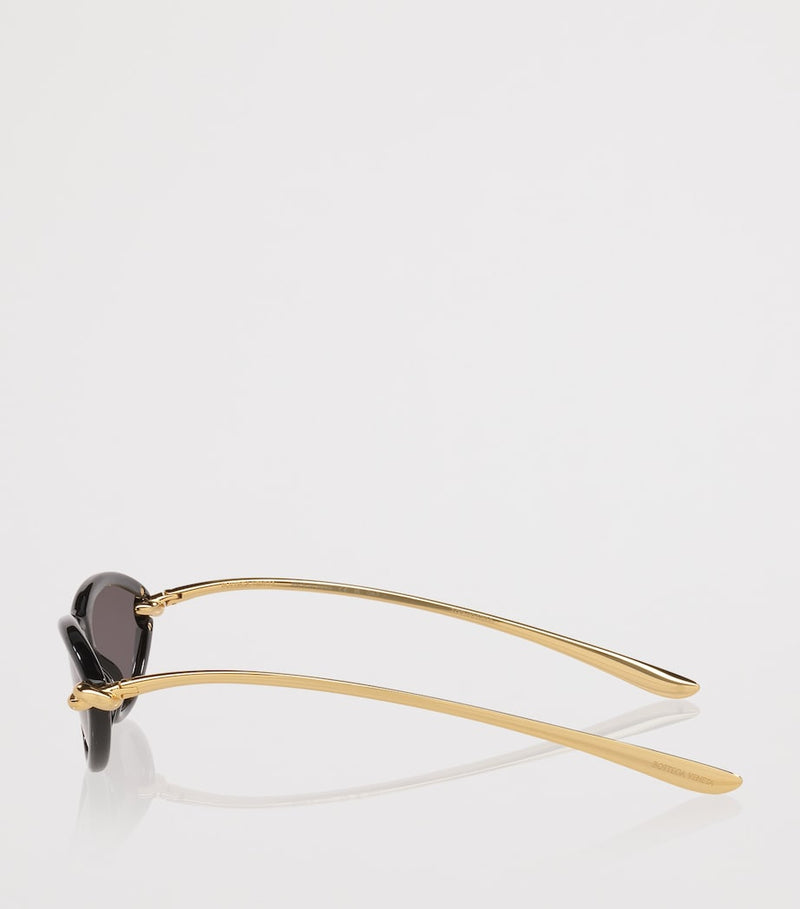 Bottega Veneta cat eye sunglasses acetate frame, imported from the UK