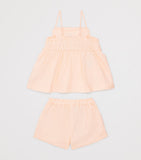 Gingersnaps Hinata linen-blend dress and shorts set for toddlers aged 6-36 months, UK version
