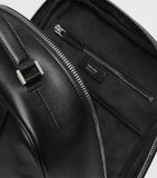 TOM FORD leather backpack with silver-tone hardware (British brand)