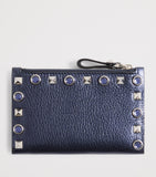 Valentino Garavani embellished calfskin card holder with Rockstud - British product