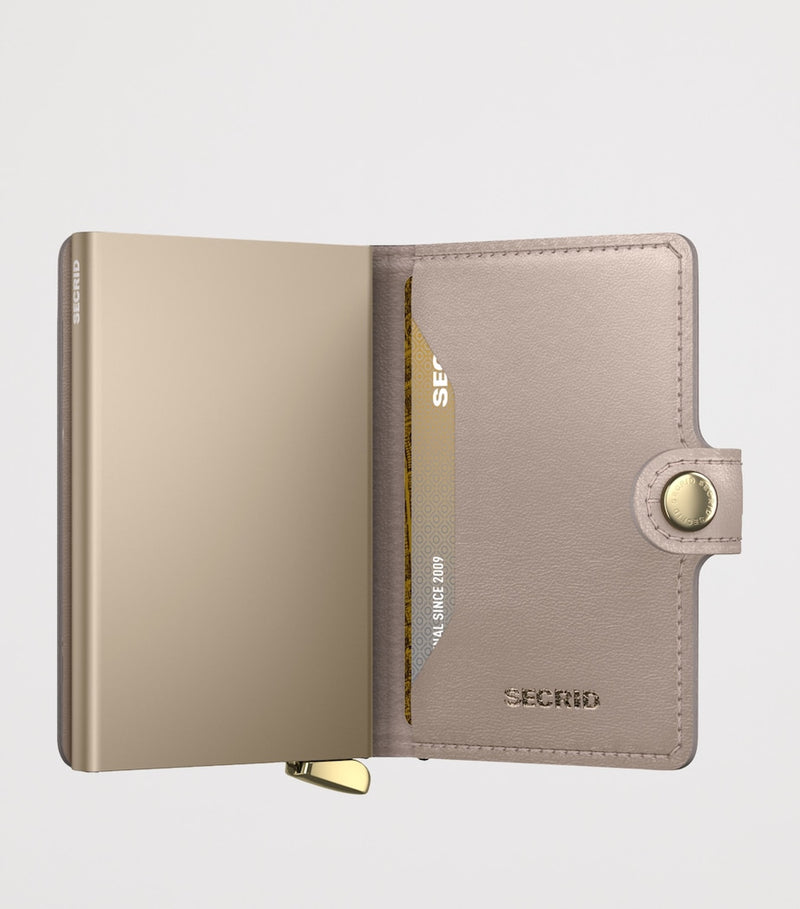 Secrid leather diamond-embossed miniwallet, UK version