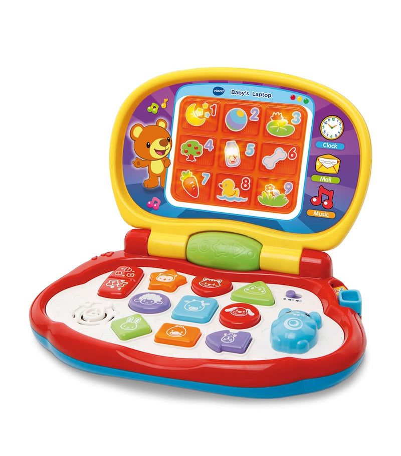 VTech Baby's Laptop with animal sounds and light-up screen - British product