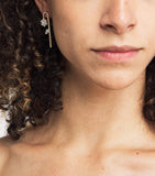 Sophie Bille Brahe Tournesol single left earring, imported from the UK