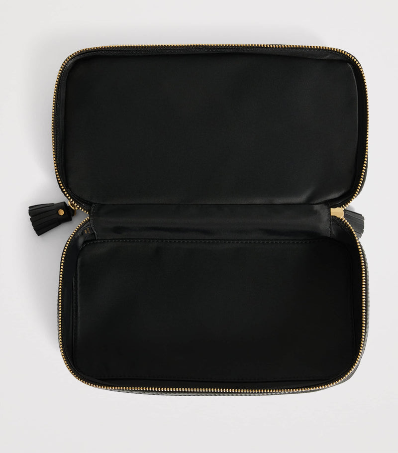 Anya Hindmarch Jacquard Logo Make-Up Pouch - British product