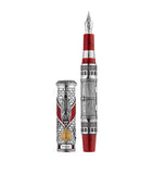 Montegrappa Sterling Silver Dracula fountain pen, imported from the UK