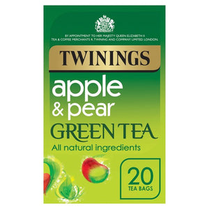 Twinings Apple & Pear Green Tea 20 per pack