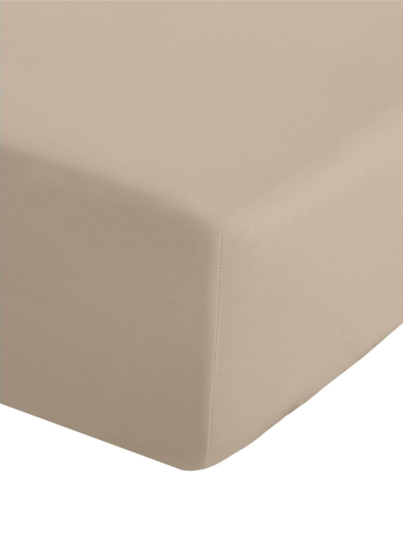 Catherine Lansfield Natural Easy Care Percale Extra Deep Fitted Sheet - British product