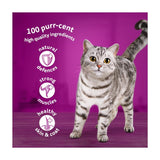 Whiskas 1+ Adult Wet Cat Food Pouches Meaty Meals in Gravy 12 x 85g GOODS M&S