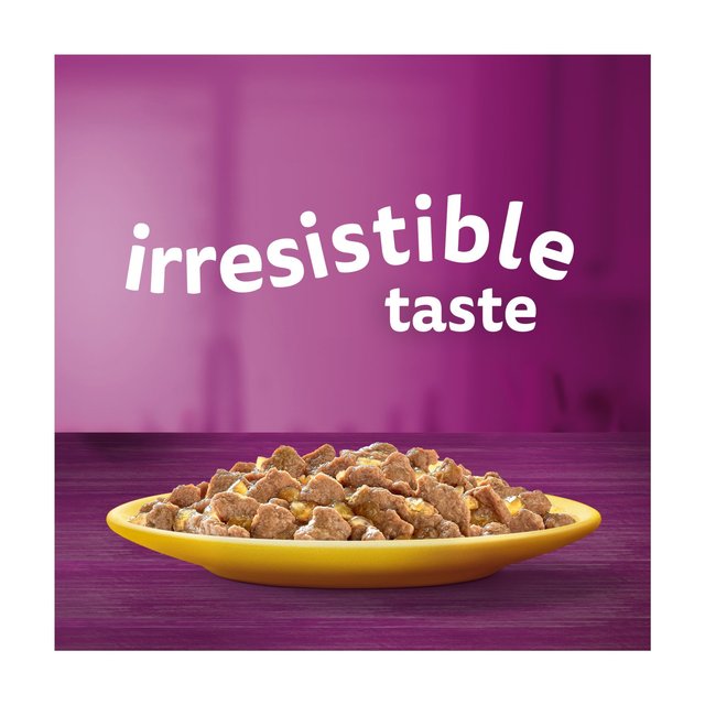 Whiskas 7+ Adult Wet Cat Food Pouches Poultry Feasts in Jelly 12 x 85g GOODS M&S