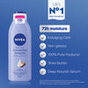 NIVEA Body Lotion Irresistibly Smooth Dry Skin 250ml, imported from the UK
