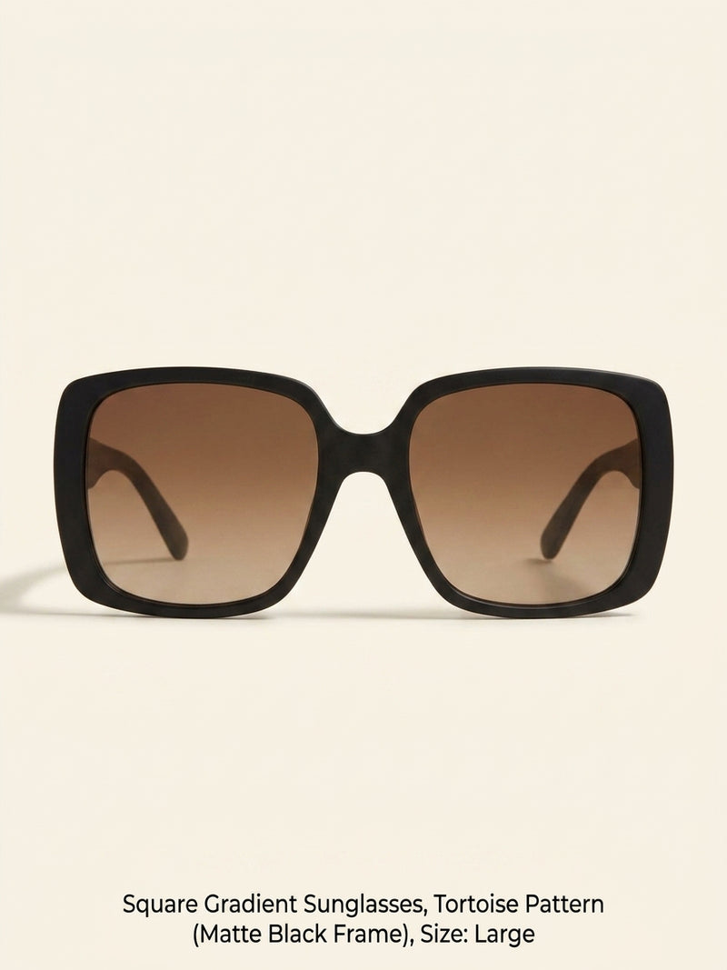 Gucci GC001665 tortoiseshell rectangle sunglasses, UK version