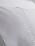 Bianca White duvet cover and pillowcase set - British product