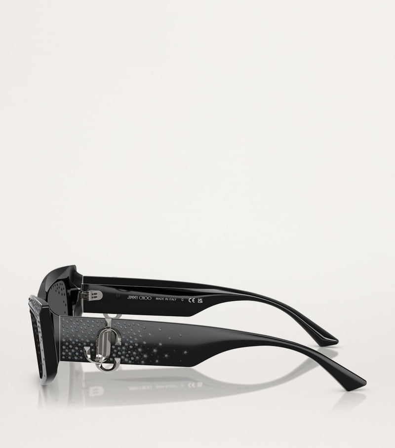 Jimmy Choo acetate rectangular sunglasses (British brand)