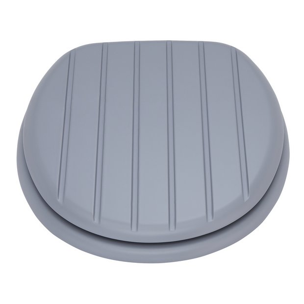 Argos Home grey toilet seat 45x37x5.3 cm, imported from the UK