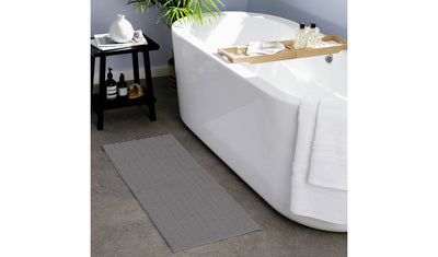 Argos Habitat Quick Dry Dark Grey Cut Pile Bath Runner 40x100cm- Buy online at McGrocer