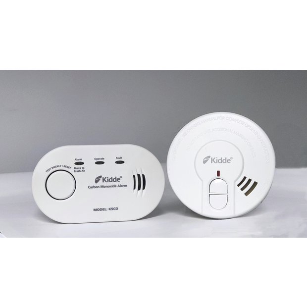 Kidde 10 Year Smoke and Carbon Monoxide Alarm dual-pack, UK version