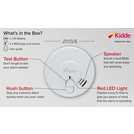 Kidde 10 Year Smoke and Carbon Monoxide Alarm dual-pack, UK version